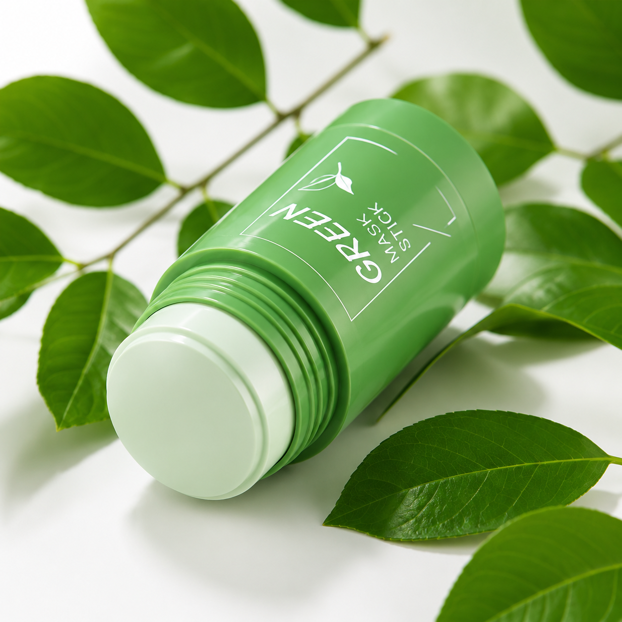 Green Tea Clay Mask Stick — Deep Pore Cleansing & Oil Control
